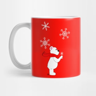 Snowflake and Polar Bear Mug